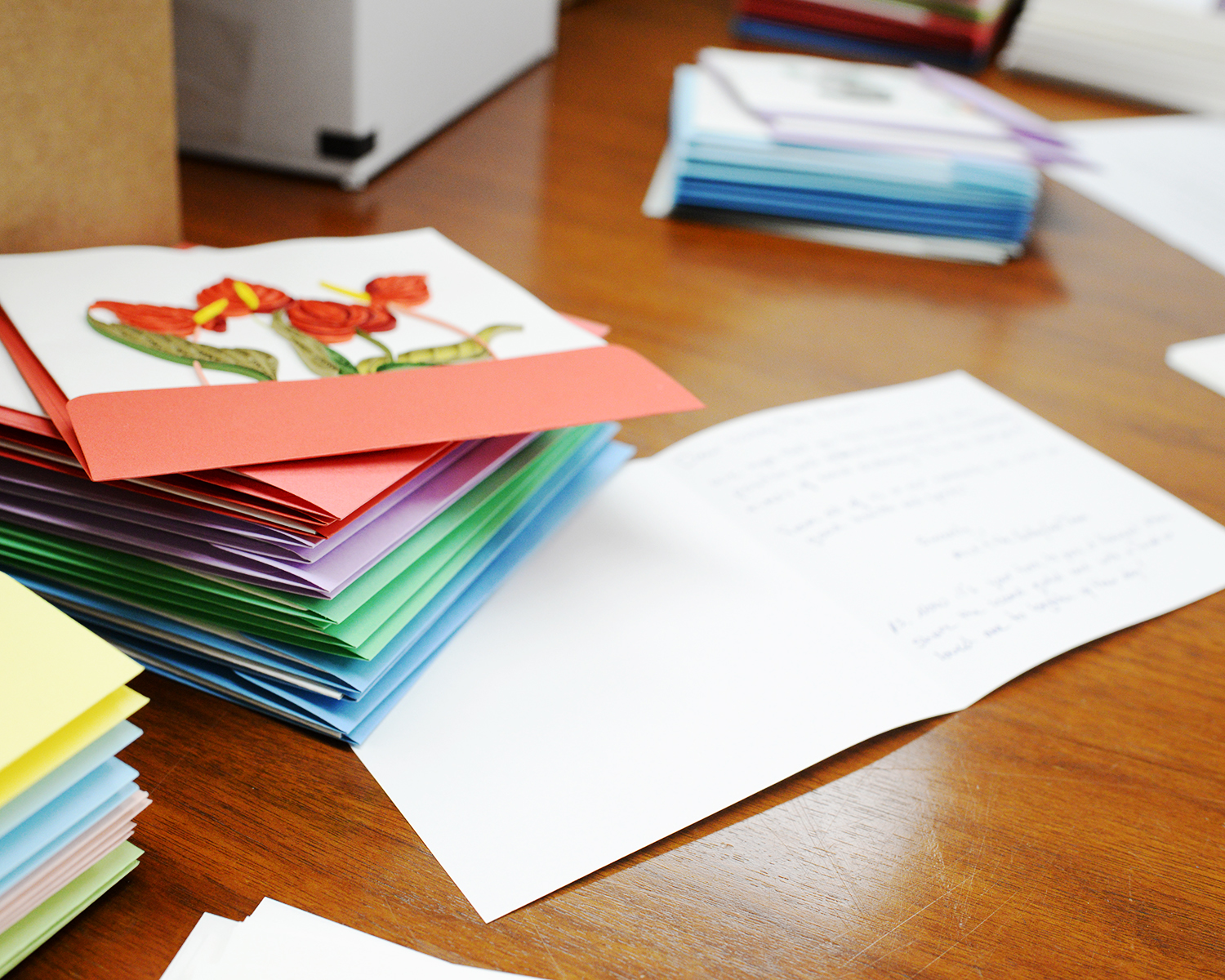 Quilling Cards Encouraging HandMade Greetings For Grandparents Day on