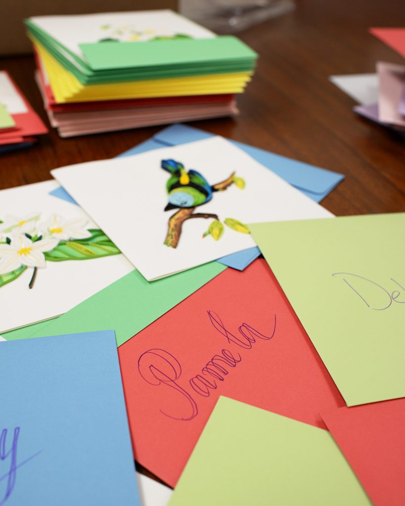 Quilling Cards Encouraging HandMade Greetings For Grandparents Day on