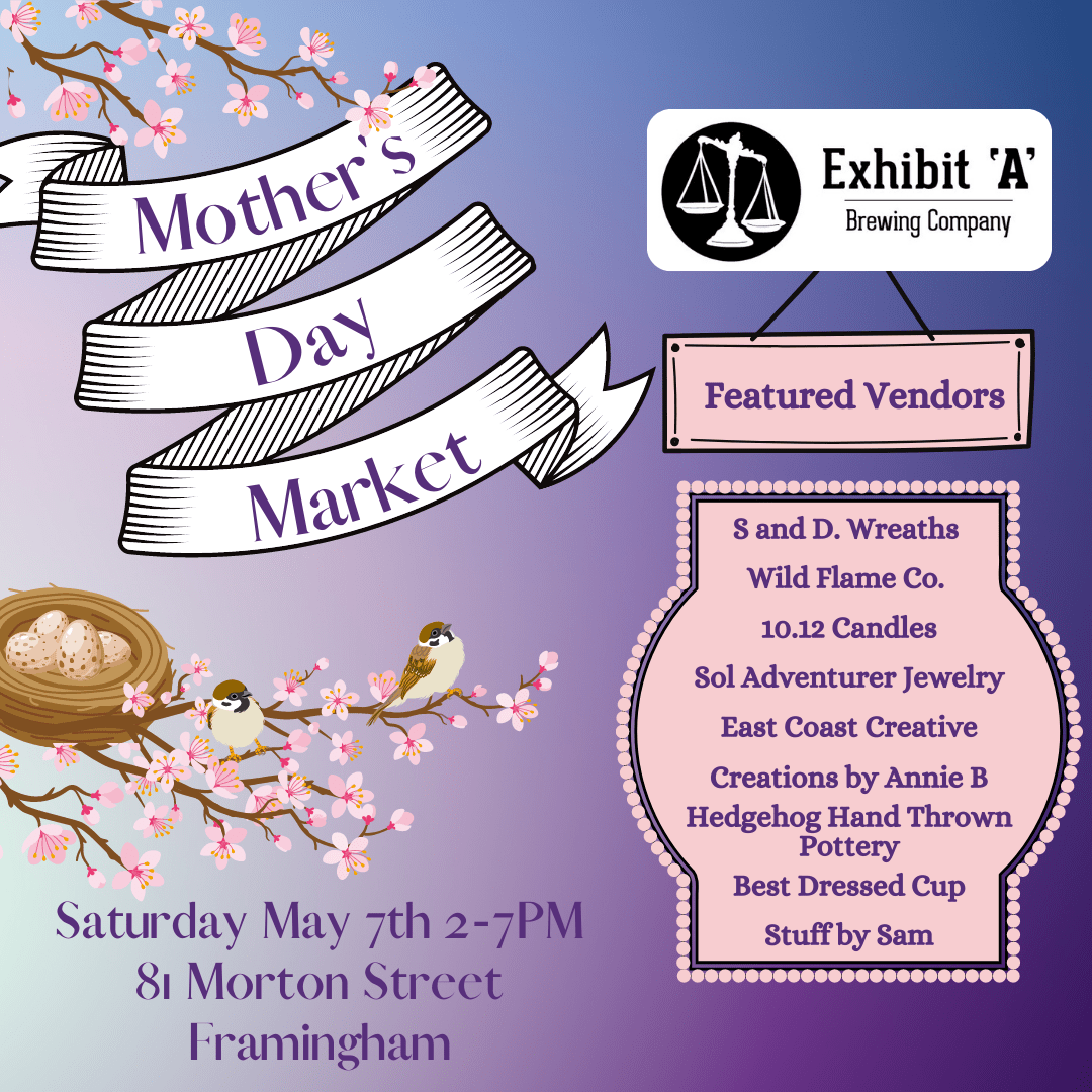 Mother's Day Market at Exhibit A Brewing Saturday