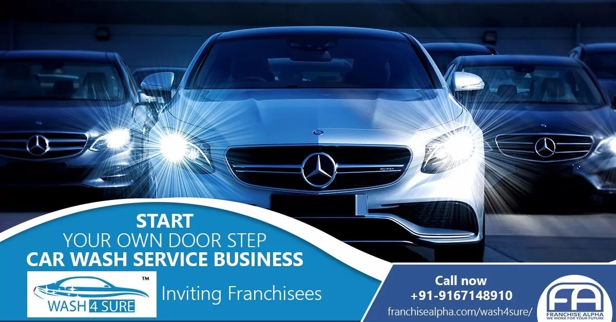 Wash4Sure Door Step Car Wash Service Franchise Alpha