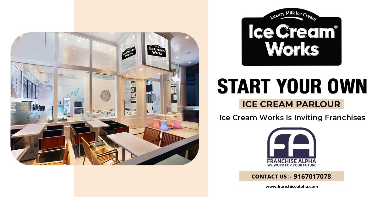 Ice Cream Works Ice Cream Parlour Franchise Call 9167017078