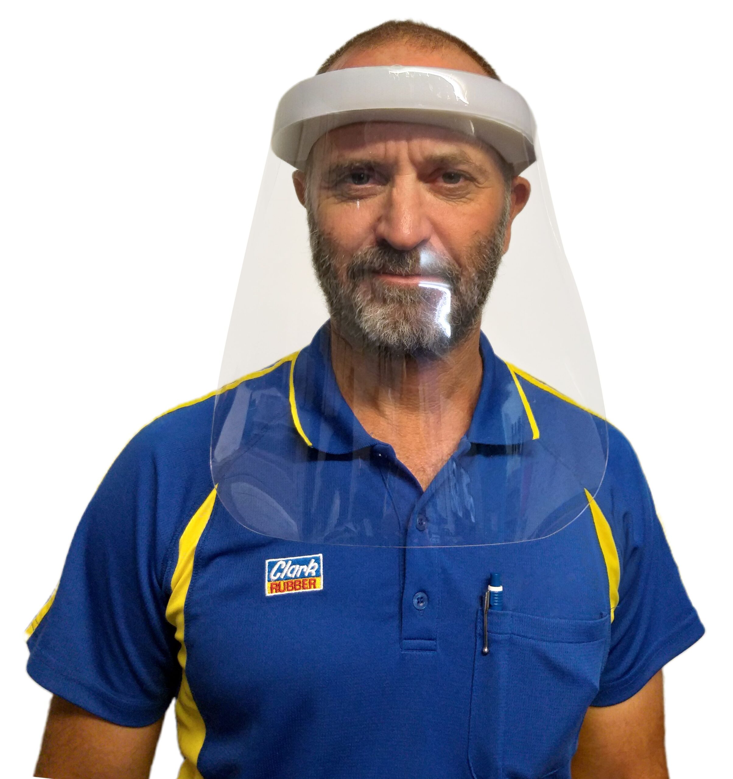 Clark Rubber manufactures PPE face shields Franchise Executives