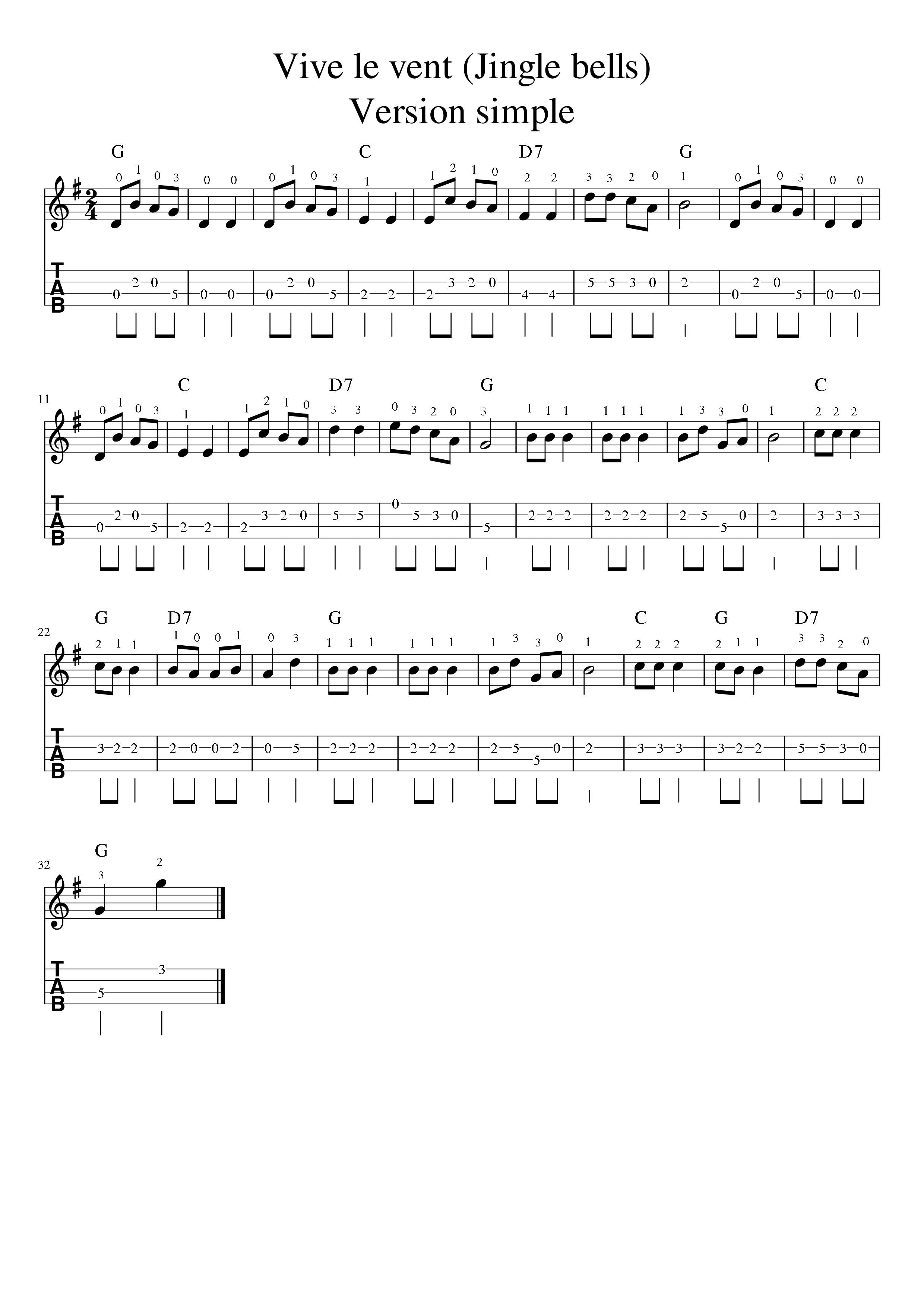 François Requet Jingle Bells (Vive le vent !)