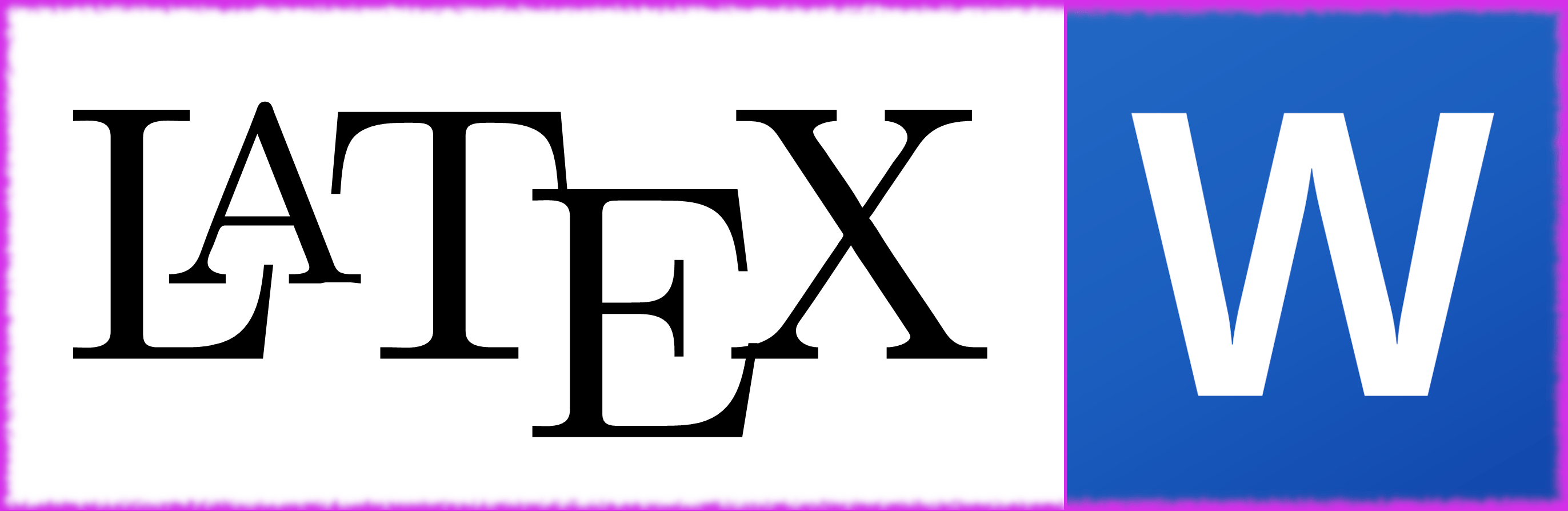 Converting documents from the .tex format of LaTeX to the .docx format