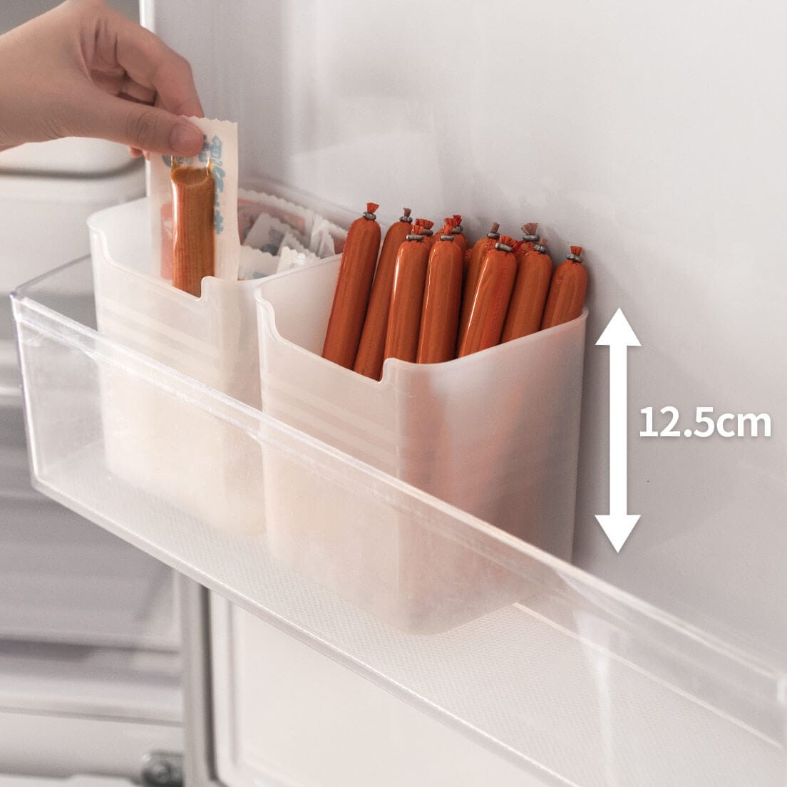 Frosted Fridge Door Storage Bin – Franc Select