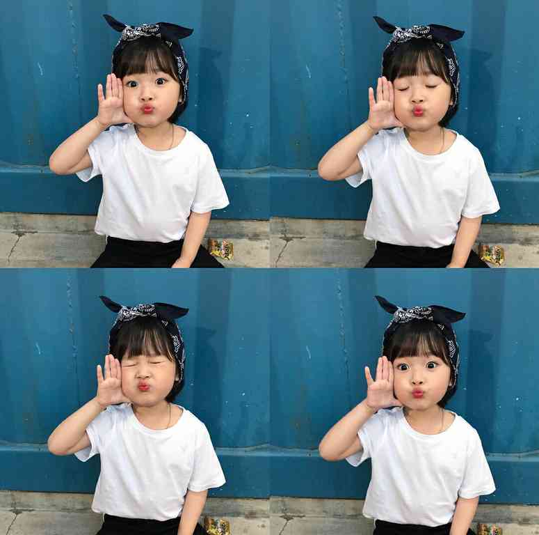 Anak Kecil Korea yang dijadikan stiker di WhatsApp