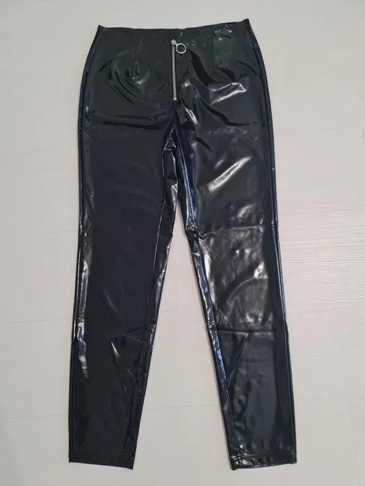 2 x Pantaloni subtiri, Calzedonia + Bogas piele, M, noi