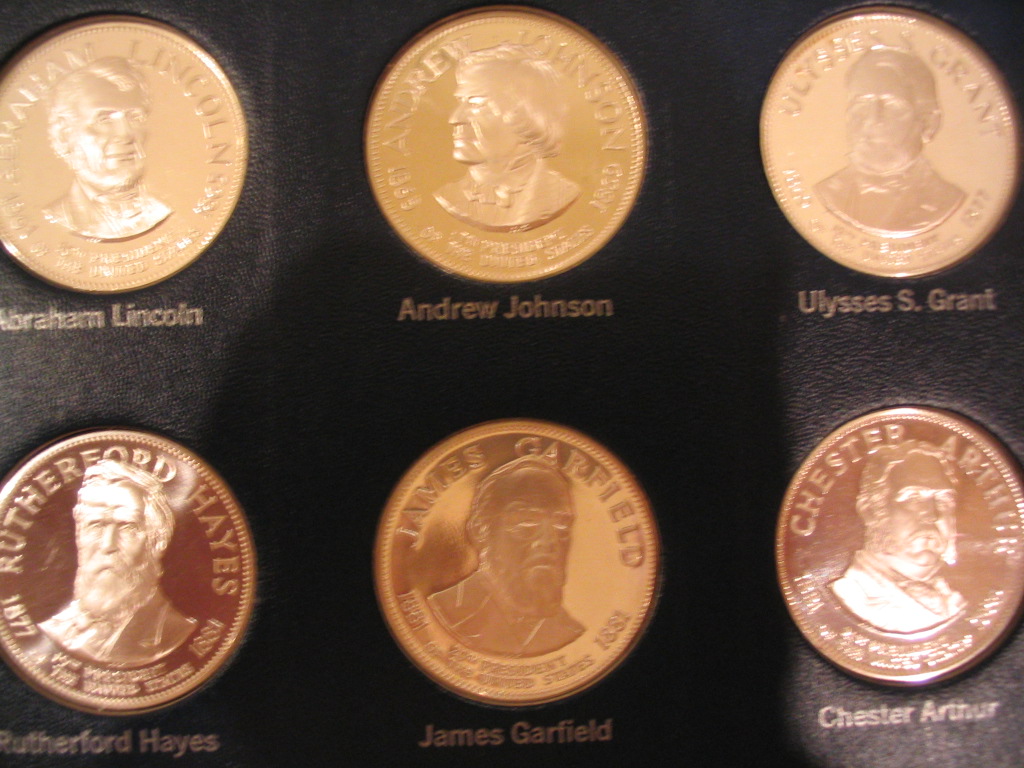 Franklin Mint Treasury of Presidential Commemorative Medals American