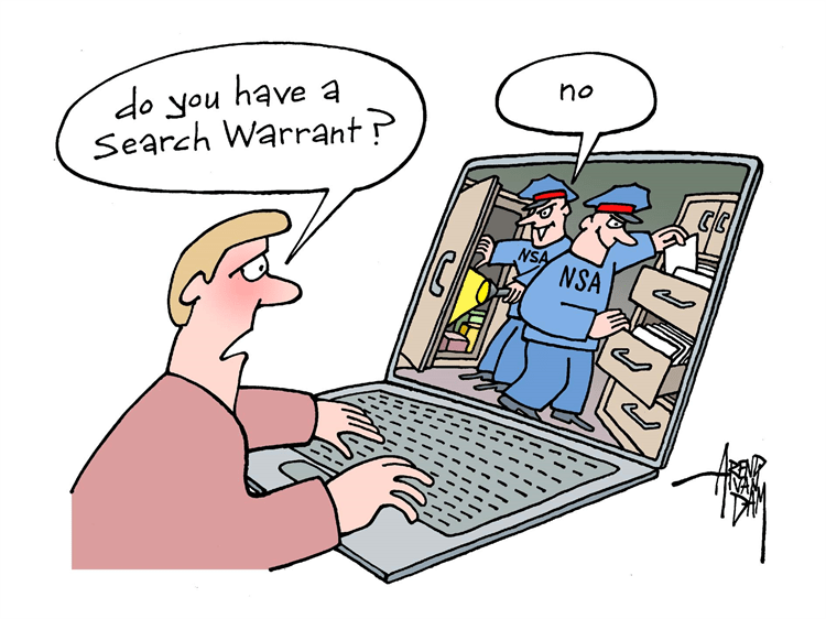 Search Warrant Cartoon Franklin Roundtable