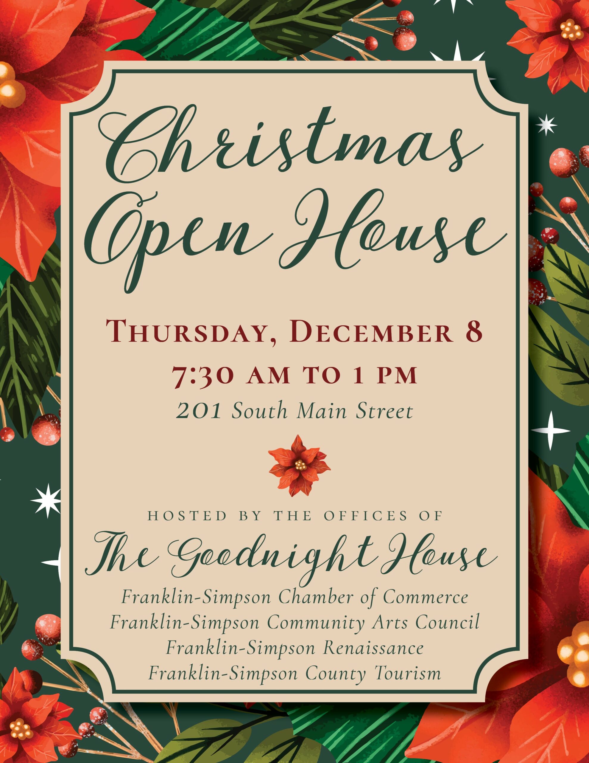 Chamber Christmas Open House Franklin Simpson Chamber of Commerce