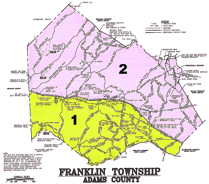 Franklin Township Voting Districts