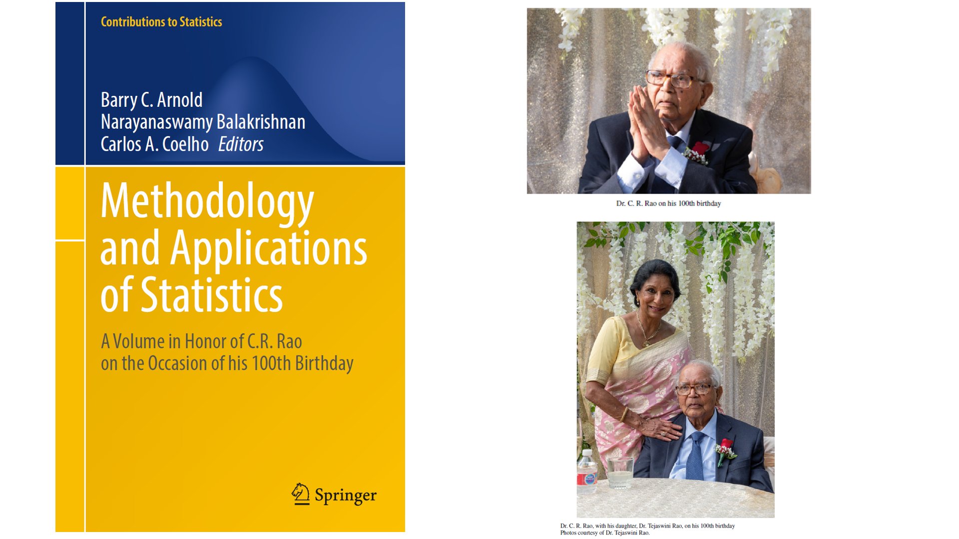 C. R. Rao, Calyampudi Radhakrishna Rao