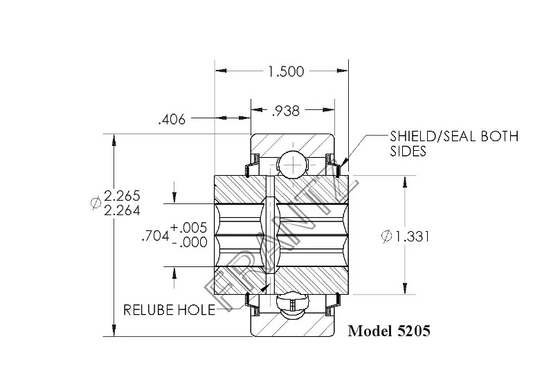 Precision ABEC1 Machined Bearings Frantz Manufacturing Co.