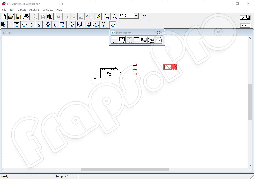 Electronic Workbench 5.12 скачать бесплатно для Windows