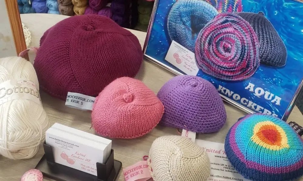 I’m supporting Knitted Knockers UK Frasers Wool Shop