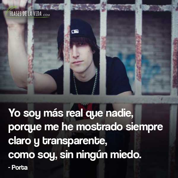 30 Frases de Porta, el rapero más controvertido [Con imágenes]