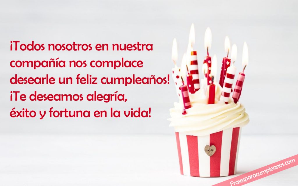 Frases de cumpleaños para COMPAÑERO Regalarted