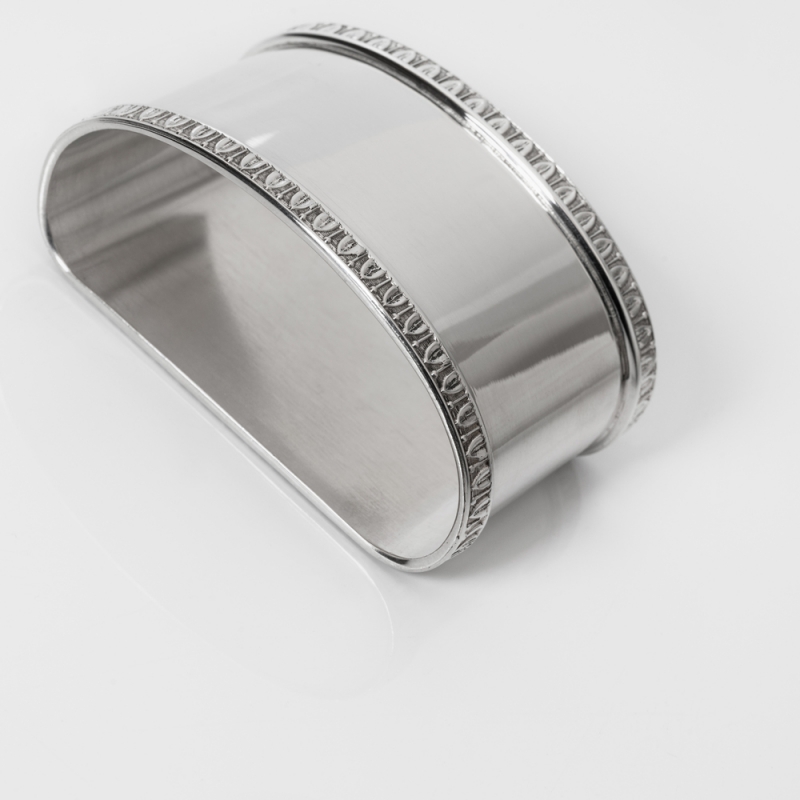 Silver napkin holder