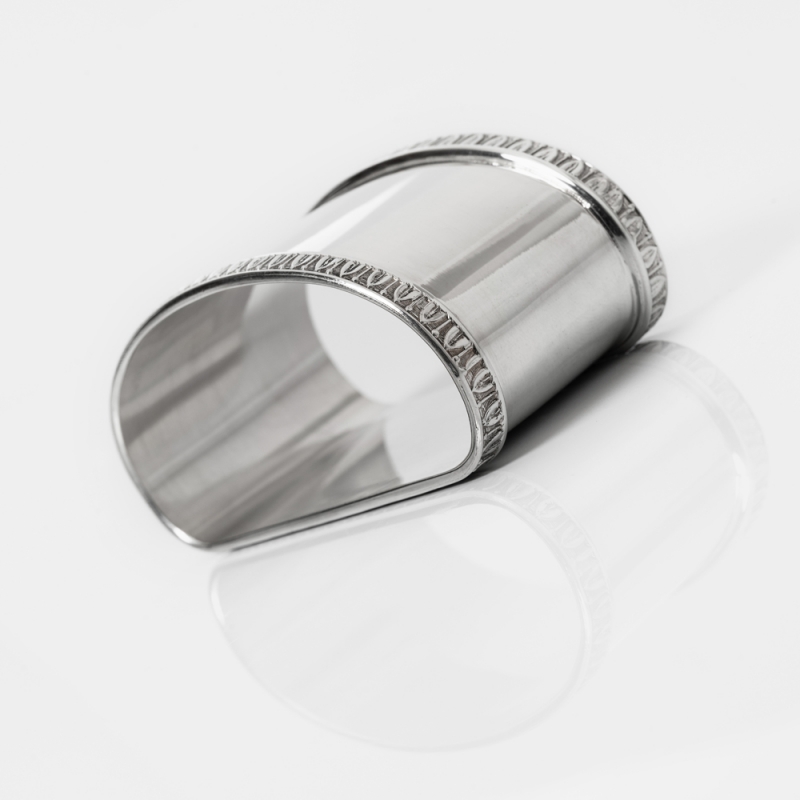 Silver napkin holder
