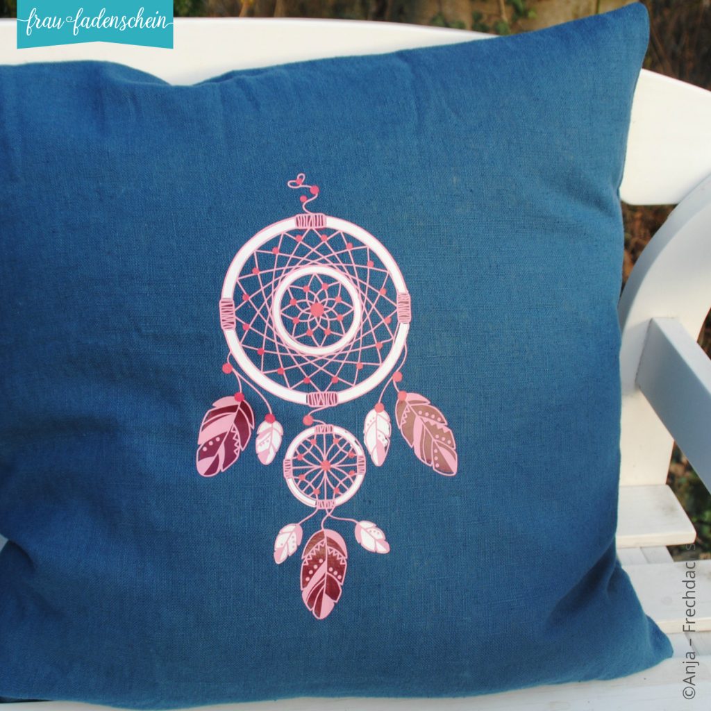 Plotterdatei Traumfänger Boho Feathers Frau Fadenschein