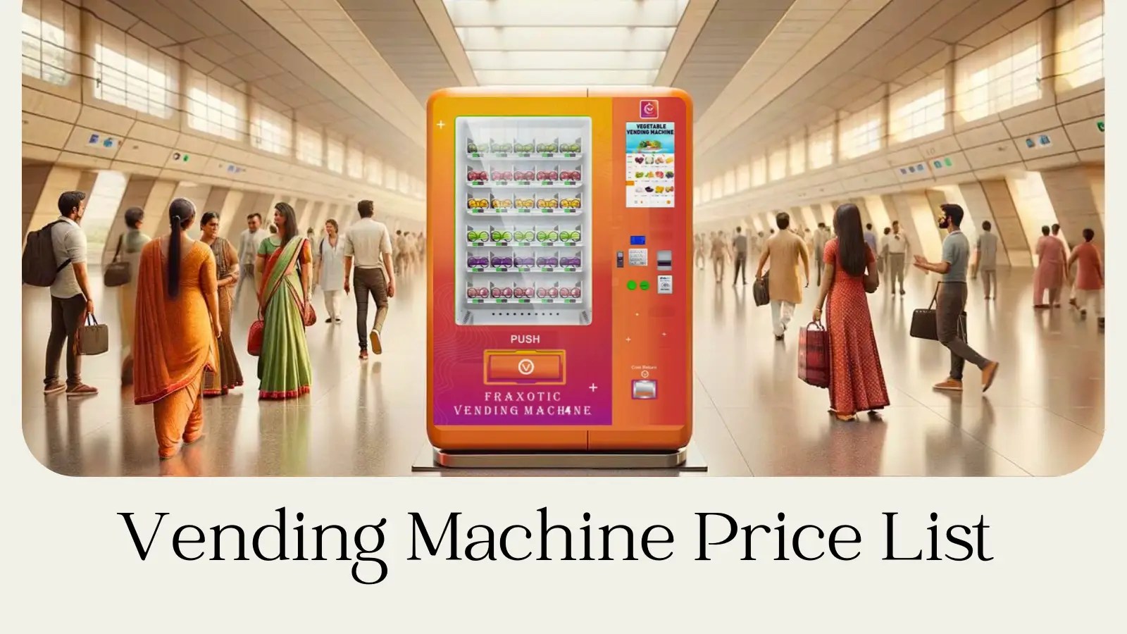 Vending Machine Price List in India Sep 2024 Edition