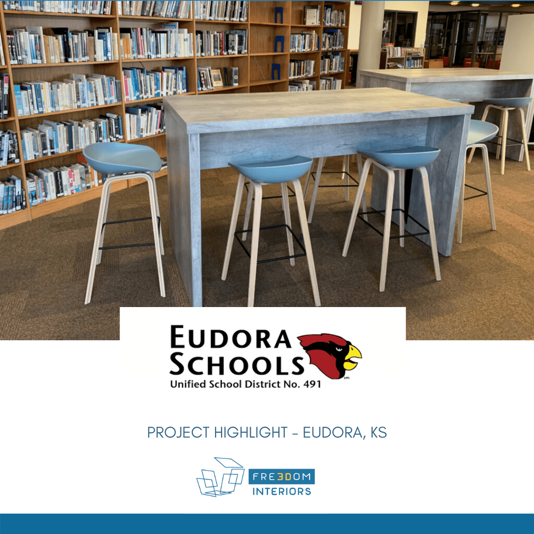 Eudora High School Library Freedom Interiors Office Furniture