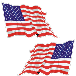 US Flag Decal – FreakDecals.com