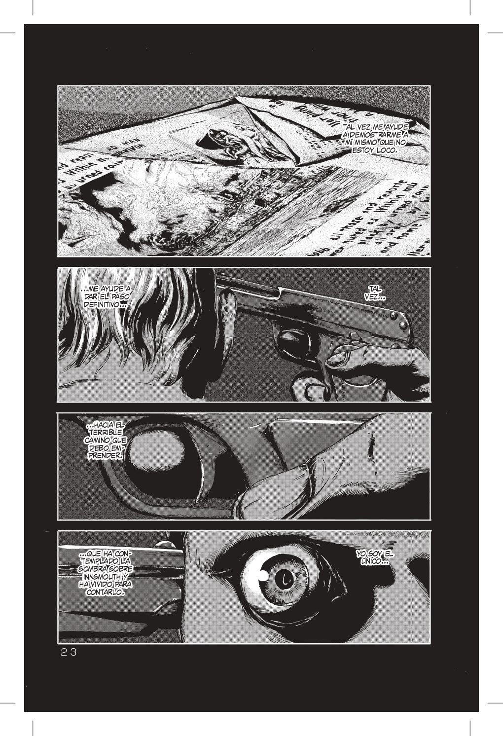 Reseña La sombra sobre Innsmouth (adaptación de Gou Tanabe)