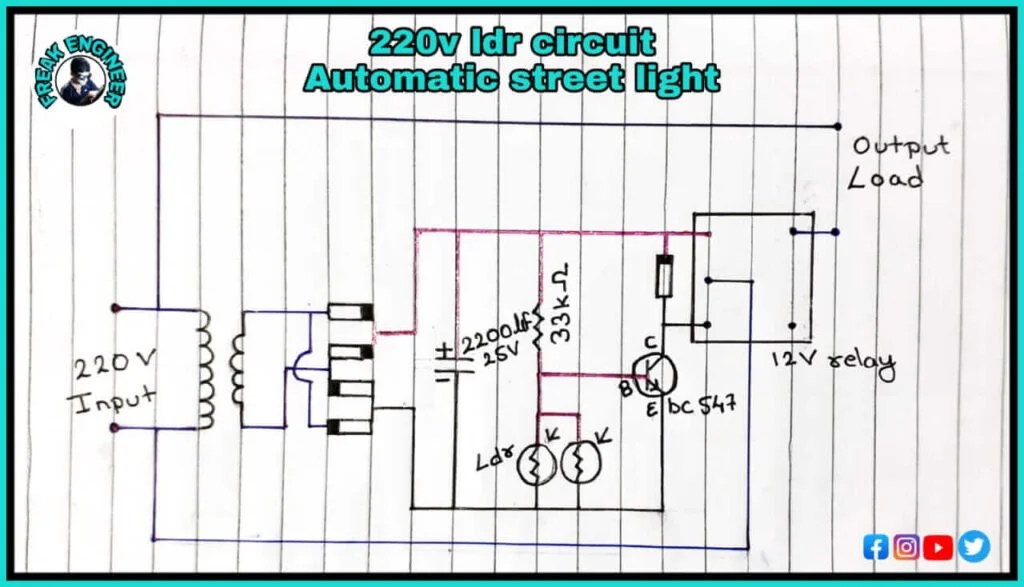 light dependent resistor circuit diagram - Circuit Diagram