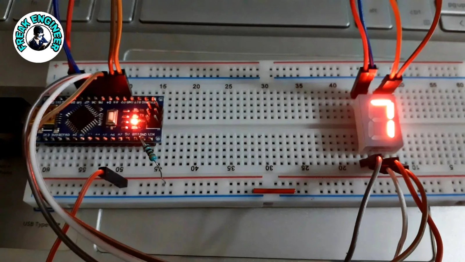 0 to 9 counter using arduino nano » Freak Engineer