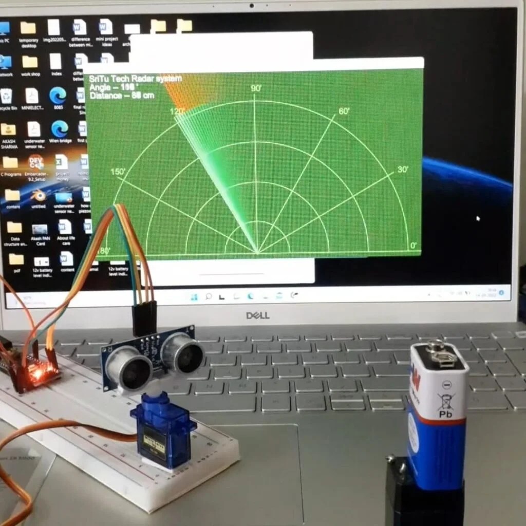 Radar system using arduino nano » Freak Engineer