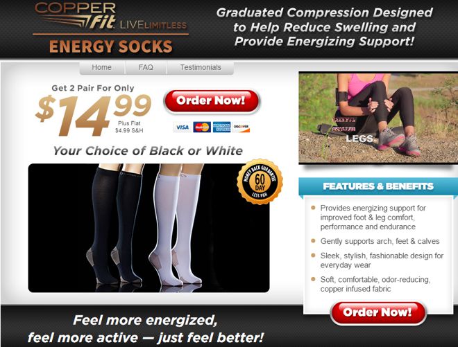 Copper Fit Energy Socks Review Do They Work? Freakin' Reviews