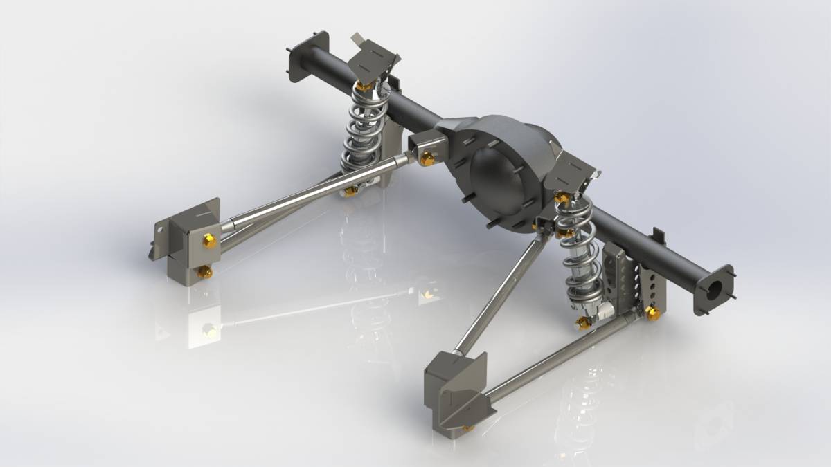 4Link Ford Triangulated CoilOver Rear Suspension System (1962 1965