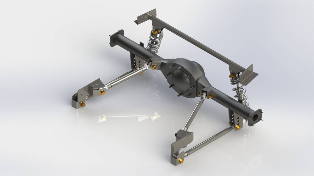 4Link Ford Triangulated Coilover Rear Suspension System (1970 1977