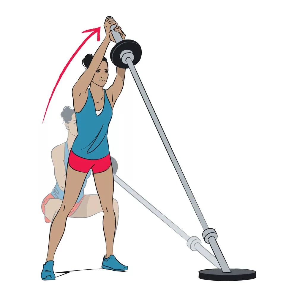 Landmine Squat Press Benefits and Variations » Fitness FreakToFit