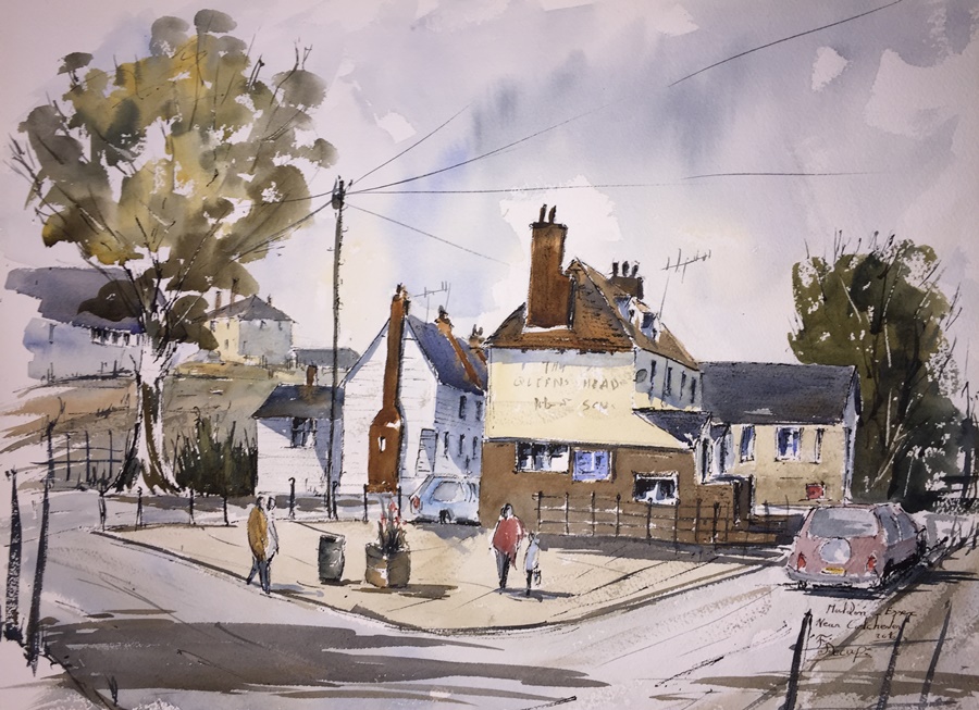 Maldon Colchester Essex Fred Decup Watercolours
