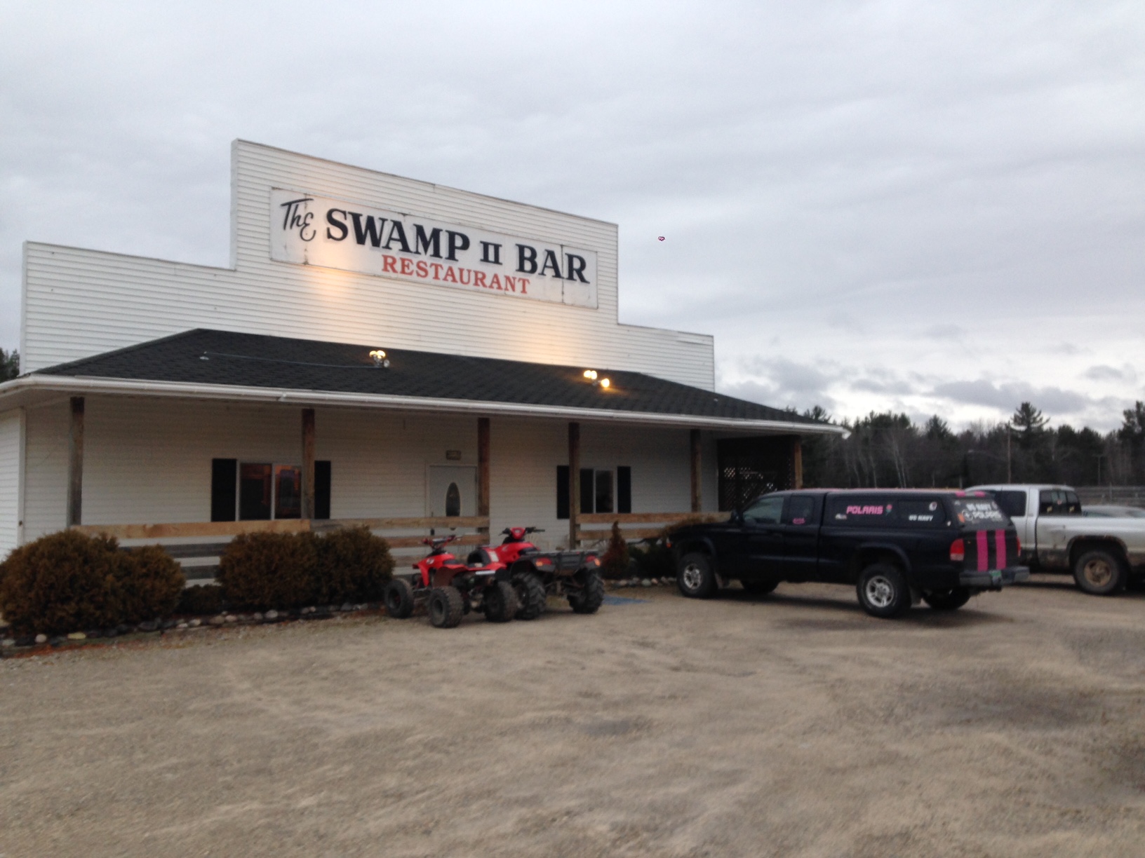 Sunday Afternoon, downtown Frederic Sledheads of Frederic