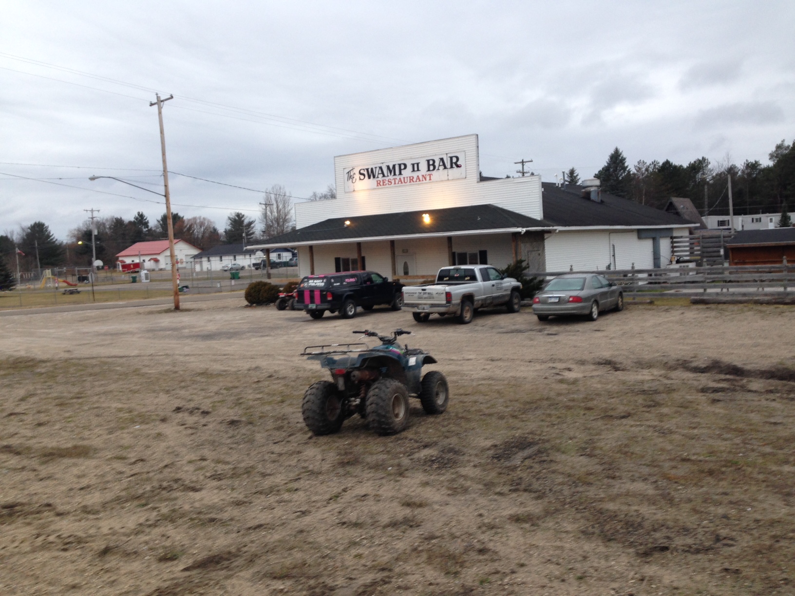 Sunday Afternoon, downtown Frederic Sledheads of Frederic