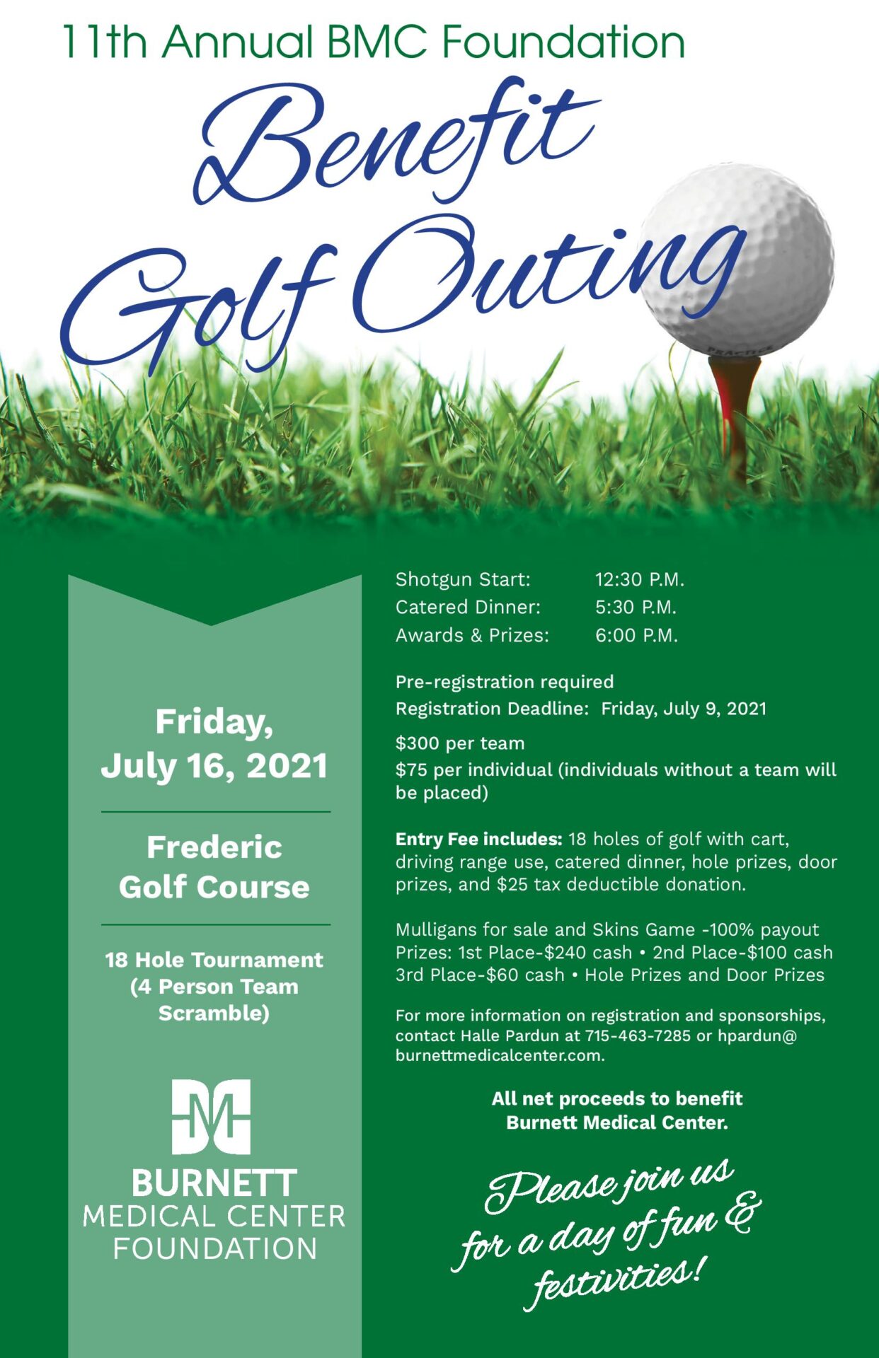 Frederic golf course bezybubble