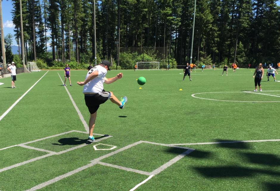 Friday Night Adult Coed Kickball League Fredericksburg Field House