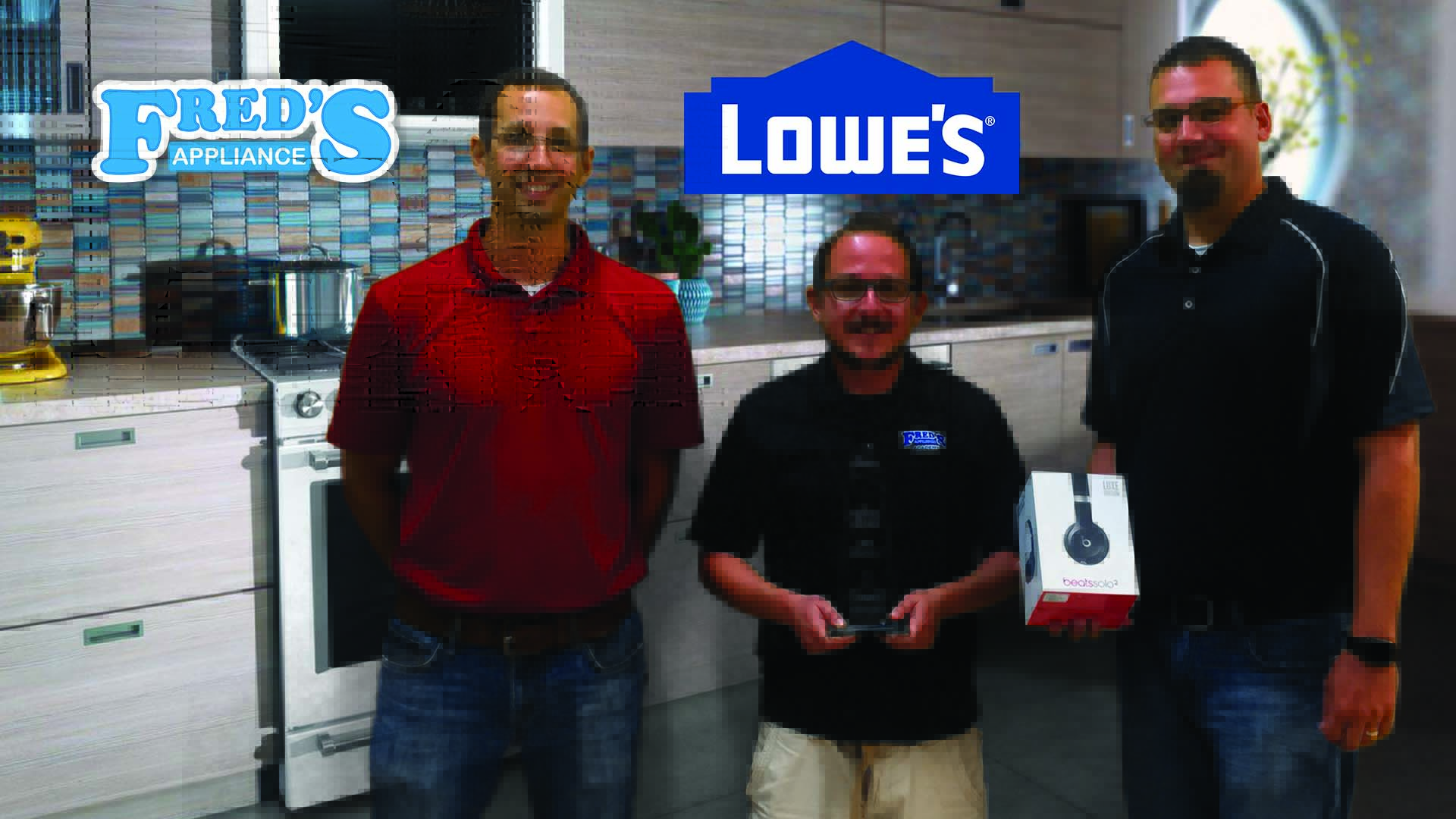 Best in region awarded to Fred’s Appliance Service from Lowes Freds Appliance