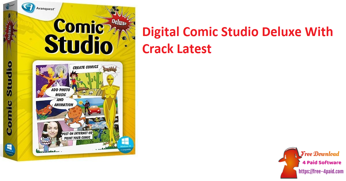 Digital Comic Studio Deluxe 1.11.9 Crack [Latest] 2022
