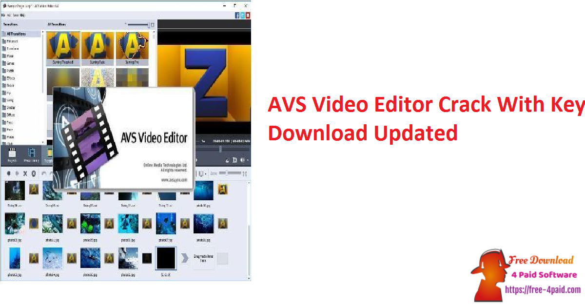 AVS Video Editor Crack 9.4.4.375 With Key Download [Updated]