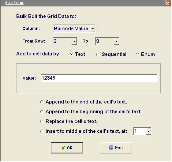 EasierSoft Free Bulk Barcode Generator Software Use Excel data make