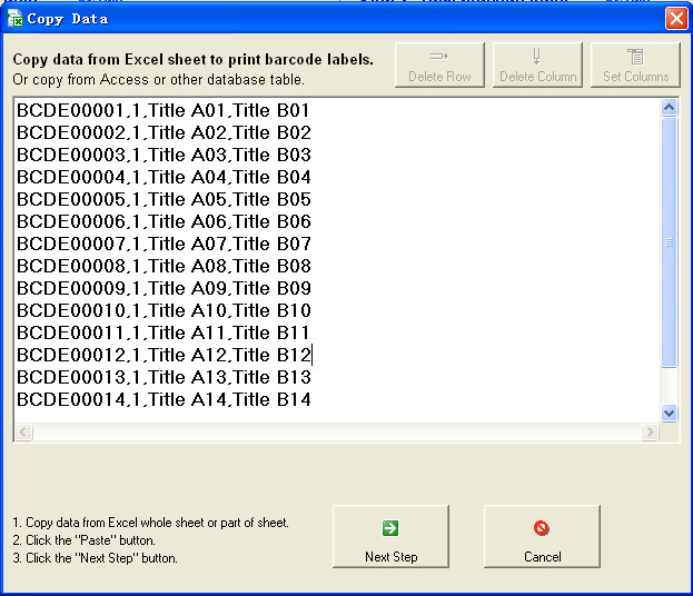 EasierSoft Free Bulk Barcode Generator Software Use Excel data make