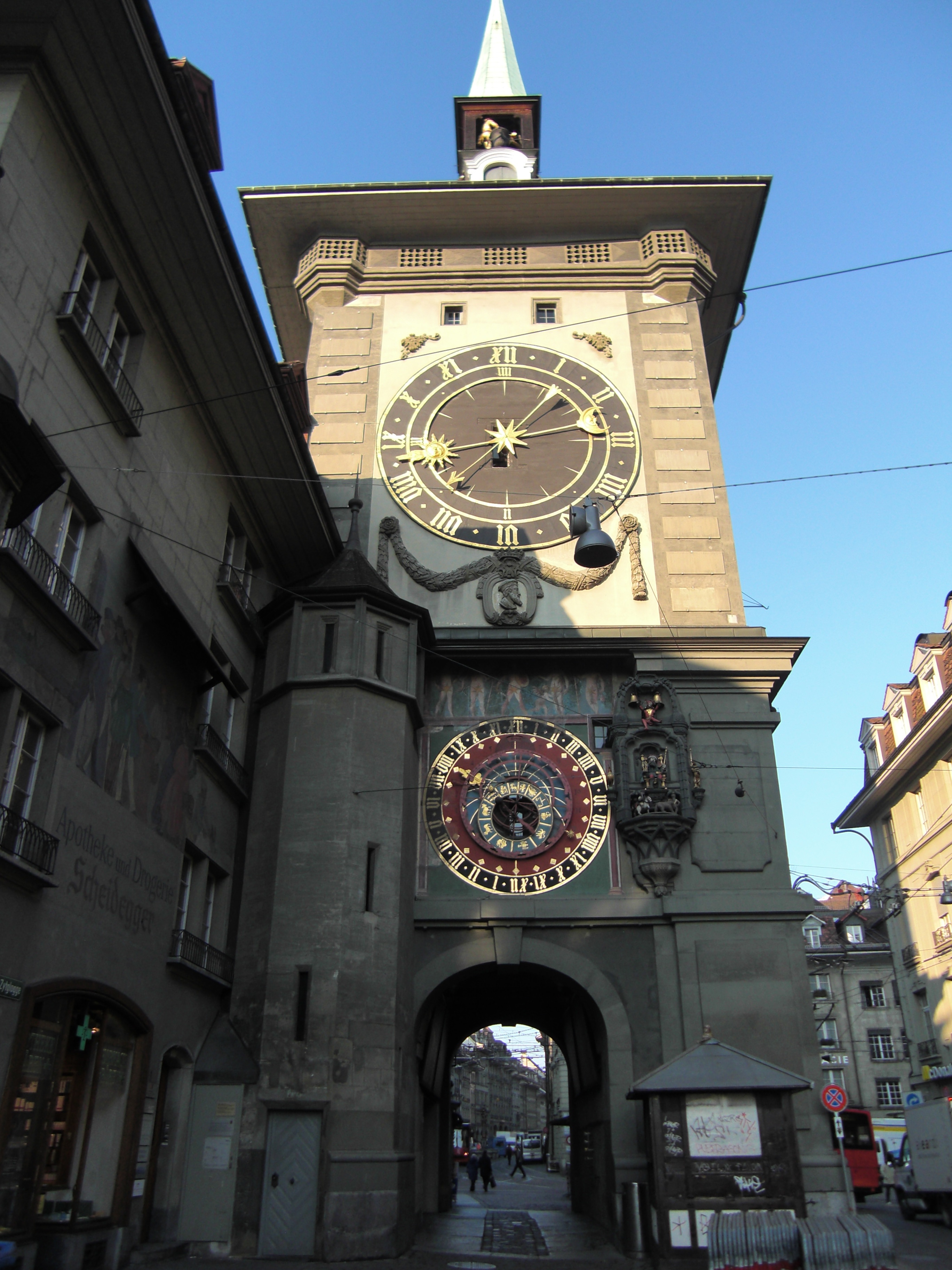 Free Images bern clock tower clock