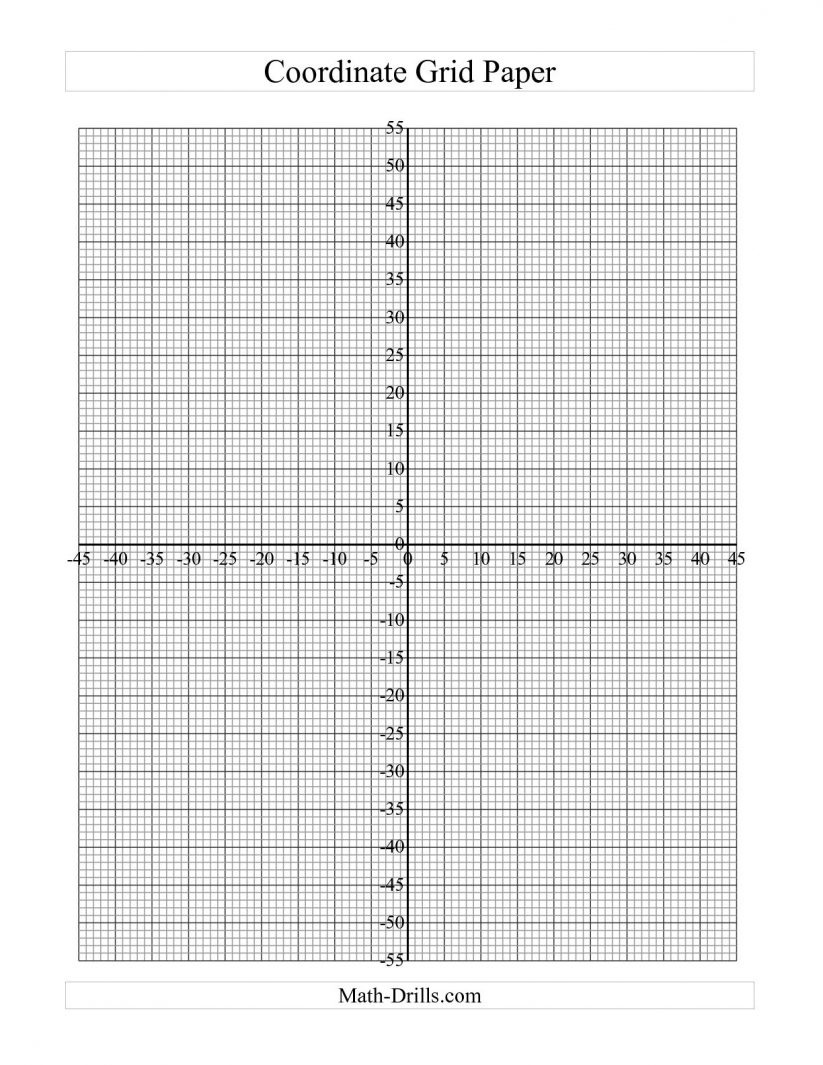 Free Printable Graph Paper With Numbers Free Printable