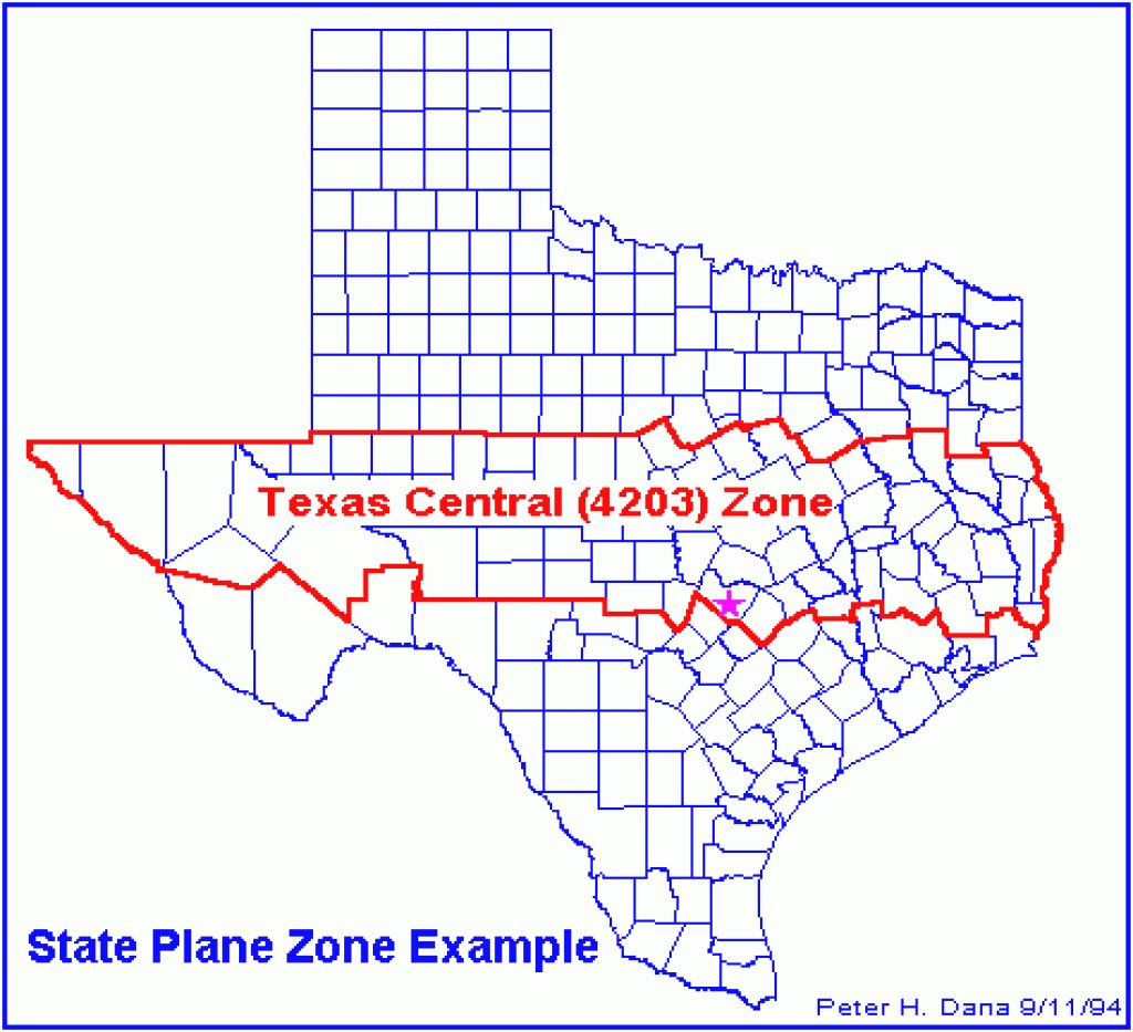 Unit 013 Coordinate Systems Overview Inside Texas State Plane