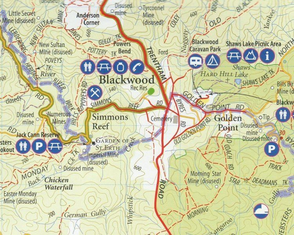 Wombat State Forest Map Free Wombat State Forest Map Printable Map