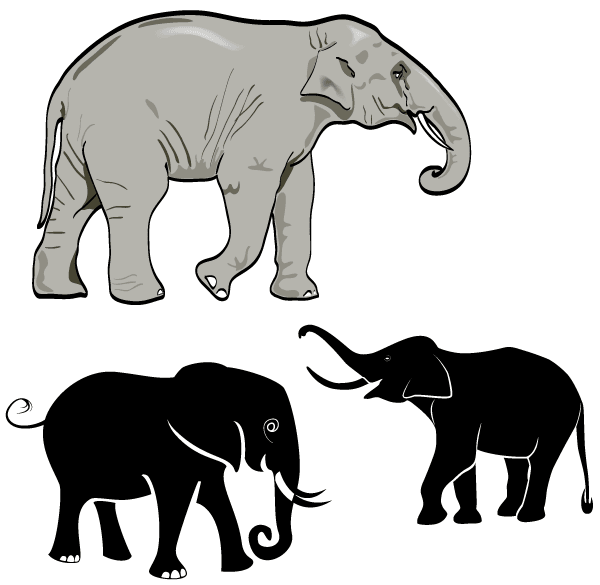 Vector Elephant Image Download Free Vector Art FreeVectors